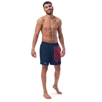 Distressed Flag Men's Boardshorts - Trump Tees