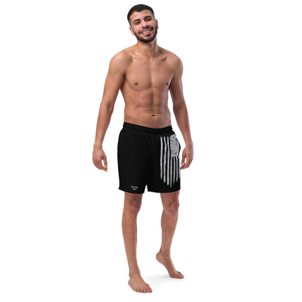 Distressed Flag Men's Boardshorts - Trump Tees