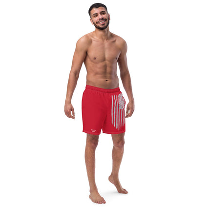 Distressed Flag Men's Boardshorts - Trump Tees