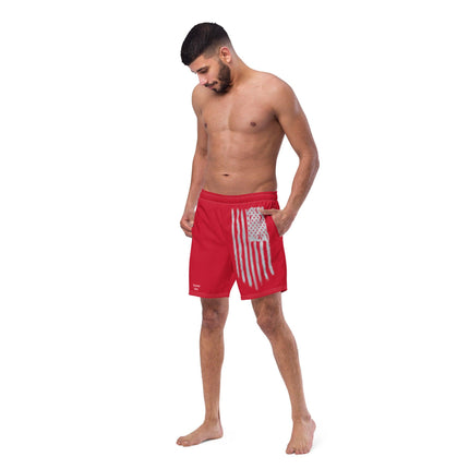 Distressed Flag Men's Boardshorts - Trump Tees