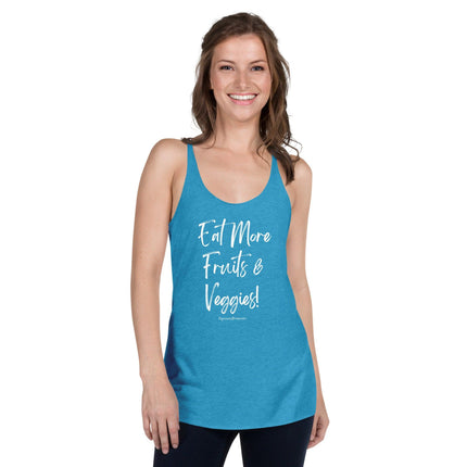 Eat More Fruits & Veggies Women's Racerback Tank - Trump Tees