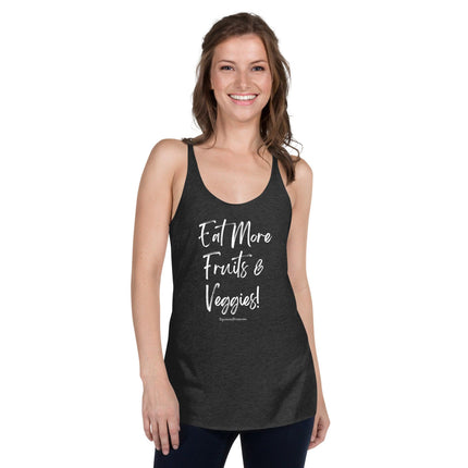 Eat More Fruits & Veggies Women's Racerback Tank - Trump Tees