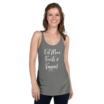 Eat More Fruits & Veggies Women's Racerback Tank - Trump Tees