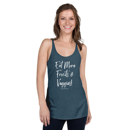 Eat More Fruits & Veggies Women's Racerback Tank - Trump Tees