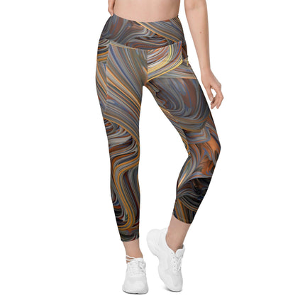 Feeling Wavy Leggings With Pockets - Trump Tees