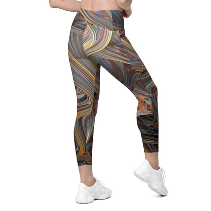 Feeling Wavy Leggings With Pockets - Trump Tees