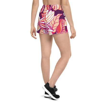 Flowers Women’s Athletic Shorts - Trump Tees