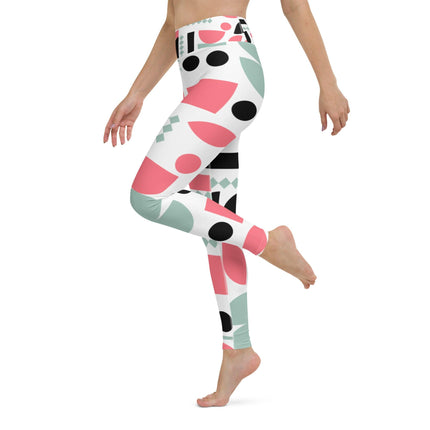 Geometric Yoga Leggings - Trump Tees