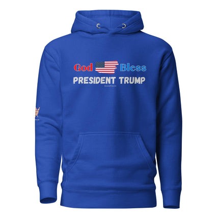 God Bless President Trump Hoodie - Trump Tees