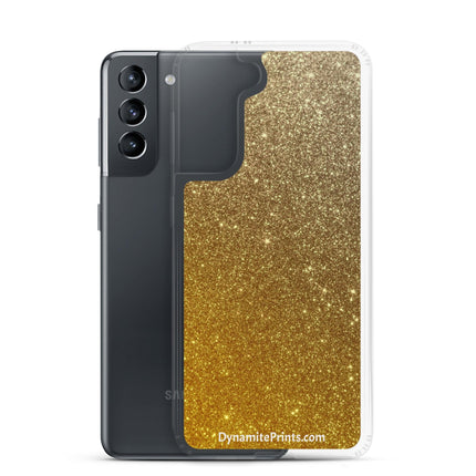 Gold Sparkle Clear Case for Samsung® - Trump Tees