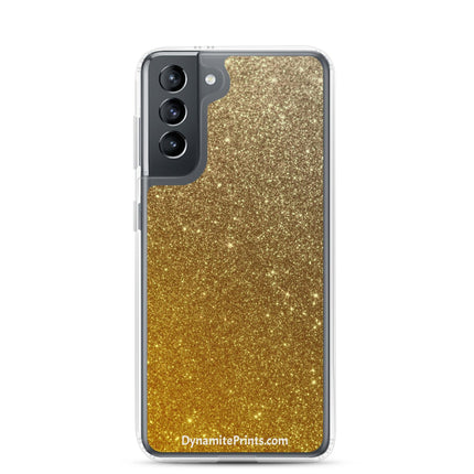 Gold Sparkle Clear Case for Samsung® - Trump Tees