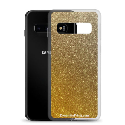 Gold Sparkle Clear Case for Samsung® - Trump Tees