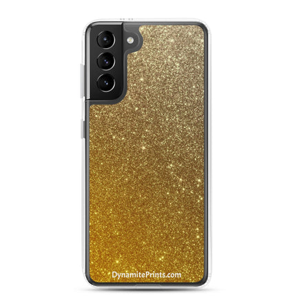 Gold Sparkle Clear Case for Samsung® - Trump Tees