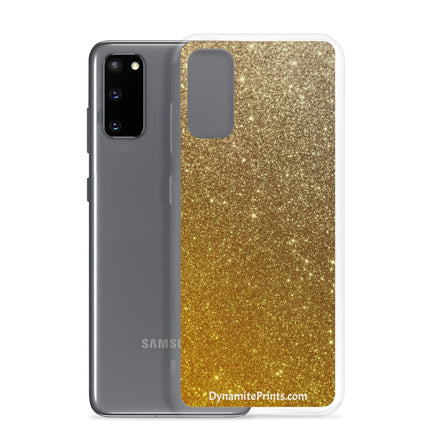 Gold Sparkle Clear Case for Samsung® - Trump Tees