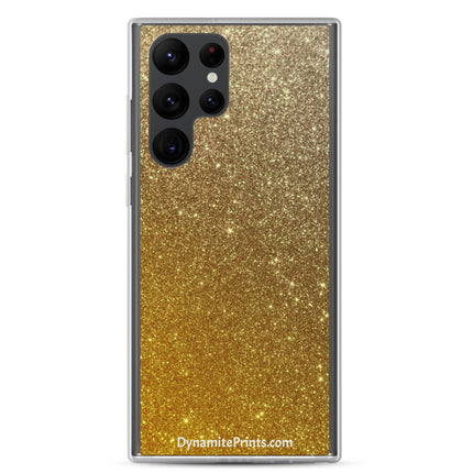 Gold Sparkle Clear Case for Samsung® - Trump Tees