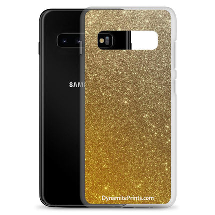 Gold Sparkle Clear Case for Samsung® - Trump Tees