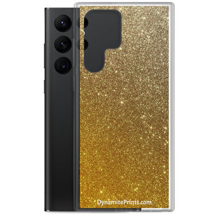 Gold Sparkle Clear Case for Samsung® - Trump Tees