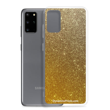 Gold Sparkle Clear Case for Samsung® - Trump Tees