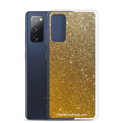 Gold Sparkle Clear Case for Samsung® - Trump Tees