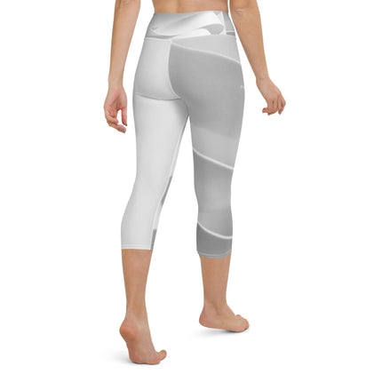 Gray Ribbon Women's Yoga Capri Leggings - Trump Tees