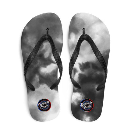 Grey Splash Flip - Flops - Trump Tees