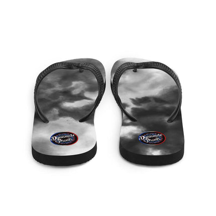 Grey Splash Flip - Flops - Trump Tees