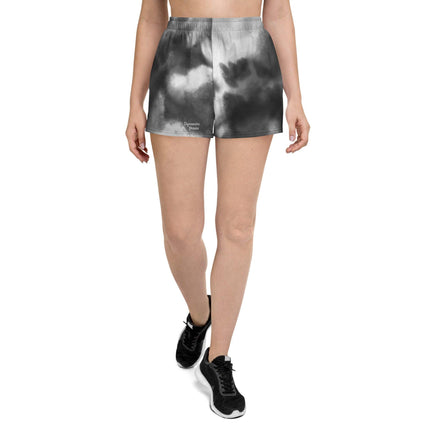 Grey Splash Women’s Athletic Shorts - Trump Tees