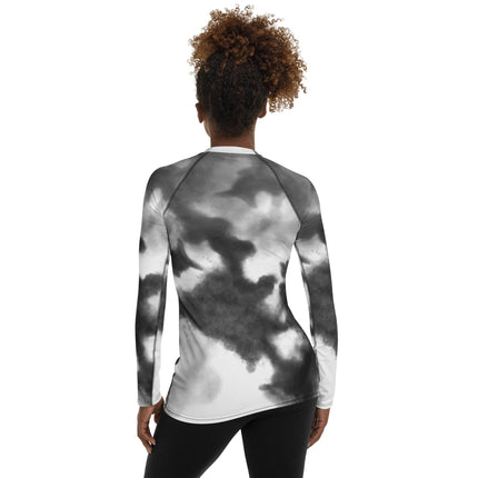 Grey Splash Women's Rash Guard - Trump Tees