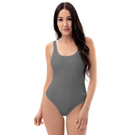 Grey Women's One - Piece Swimsuit - Trump Tees