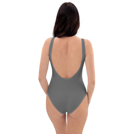 Grey Women's One - Piece Swimsuit - Trump Tees