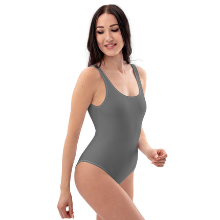 Grey Women's One - Piece Swimsuit - Trump Tees