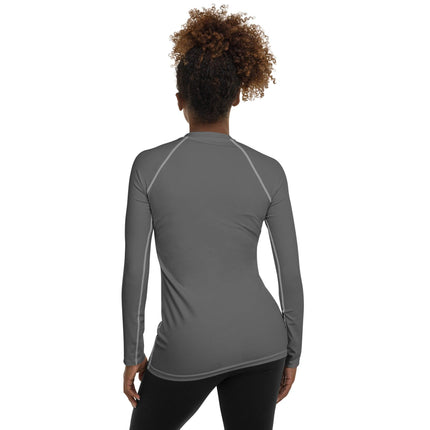 Grey Women's Rash Guard - Trump Tees