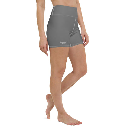 Grey Women's Yoga Shorts - Trump Tees