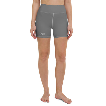 Grey Women's Yoga Shorts - Trump Tees