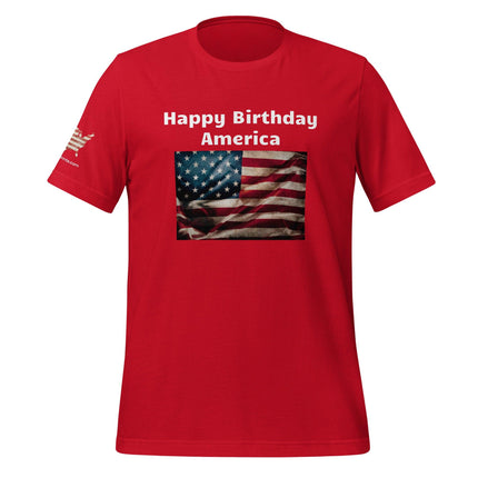 Happy Birthday America T-Shirt - Trump Tees