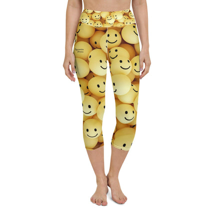 Happy Yoga Capri Leggings - Trump Tees