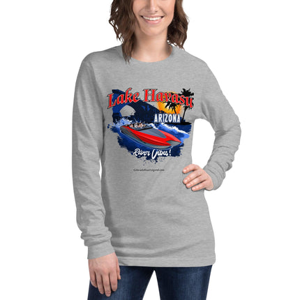 Havasu River Vibes Unisex Long Sleeve Tee - Trump Tees