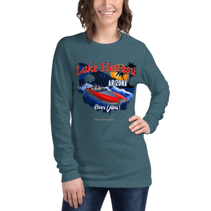 Havasu River Vibes Unisex Long Sleeve Tee - Trump Tees