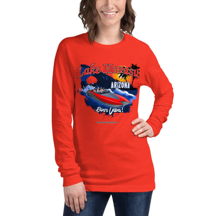 Havasu River Vibes Unisex Long Sleeve Tee - Trump Tees