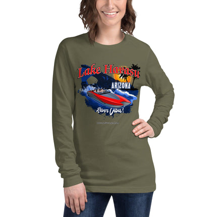 Havasu River Vibes Unisex Long Sleeve Tee - Trump Tees