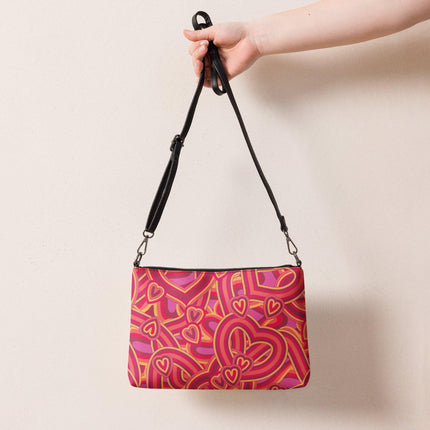 Hearts & Hearts Orange Crossbody Bag - Trump Tees