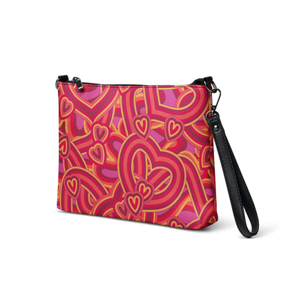 Hearts & Hearts Orange Crossbody Bag - Trump Tees