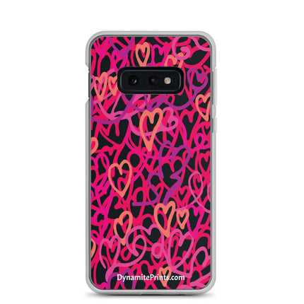 Hearts & Hearts Pink Clear Case for Samsung® - Trump Tees