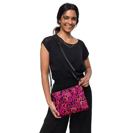 Hearts & Hearts Pink Crossbody Bag - Trump Tees