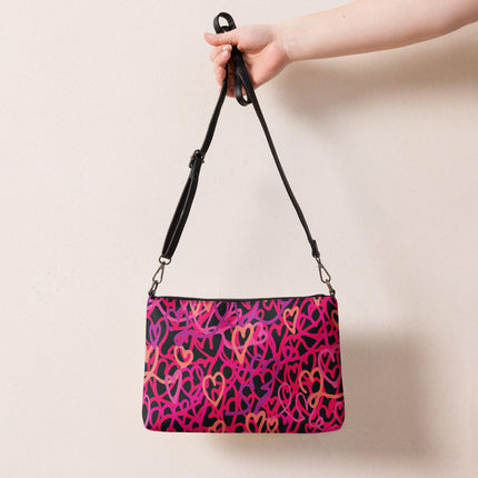 Hearts & Hearts Pink Crossbody Bag - Trump Tees