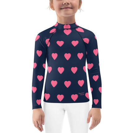 Hearts Kids Rash Guard - Trump Tees