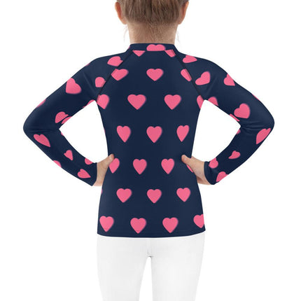 Hearts Kids Rash Guard - Trump Tees