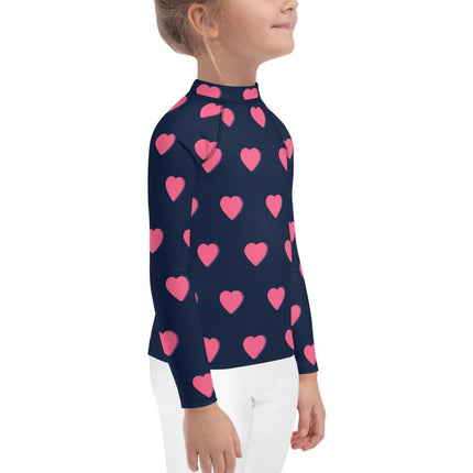 Hearts Kids Rash Guard - Trump Tees