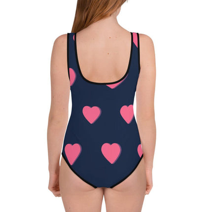 Hearts Youth Swimsuit - Trump Tees