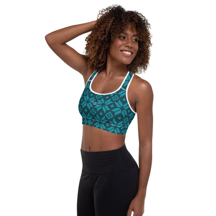 Knitted Padded Sports Bra - Trump Tees